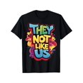 thumbnail image 1 of Boy's "They Not Like Us" Graphic T-Shirt - 100% Cotton, Breathable & Soft, Short Sleeve Crew Neck, Vibrant Artistic Print, Casual Streetwear for Summer, Sport Grey, Everyday Comfort, 1 of 5