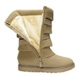 thumbnail image 5 of Dream Pairs Girl's Winter Snow Boots Warm Walking Mid Calf Shoes KLOVE KHAKI Size 2, 5 of 5