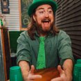 thumbnail image 4 of 1 juego de pajarita y corbata para el Día de San Patricio, con lentejuelas brillantes, para disfraz de fiesta irlandesa, accesorios para el Día de San Patricio, 4 of 8