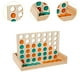 thumbnail image 5 of Juego De 4 En Raya De Madera, Regalo De Cumpleaños Para Adultos, Divertido Juguete Familiar, Juego De Mesa De Viaje, 5 of 8