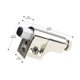 thumbnail image 2 of Paquete De 25 Amortiguadores De Cierre Suave Rok Hardware Para Puertas De Gabinete/Compacto/Adaptador De Gabinete De Cierre Suave/Hardware/Níquel Pulido/Bisagra Scd103, 2 of 5