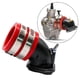 thumbnail image 1 of Tubo de admisión del colector del carburador de , pieza de repuesto con adaptador de carburador de 35mm, interfaz de suministro de Rojo yotijar Adaptador de admisión múltiple, 1 of 10