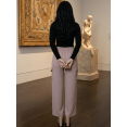 thumbnail image 3 of PANTALONES RELAJADOS PARA MUJER DE DISEÑO UNICO WIDE LEGS DE CINTURA ALTA, 3 of 5