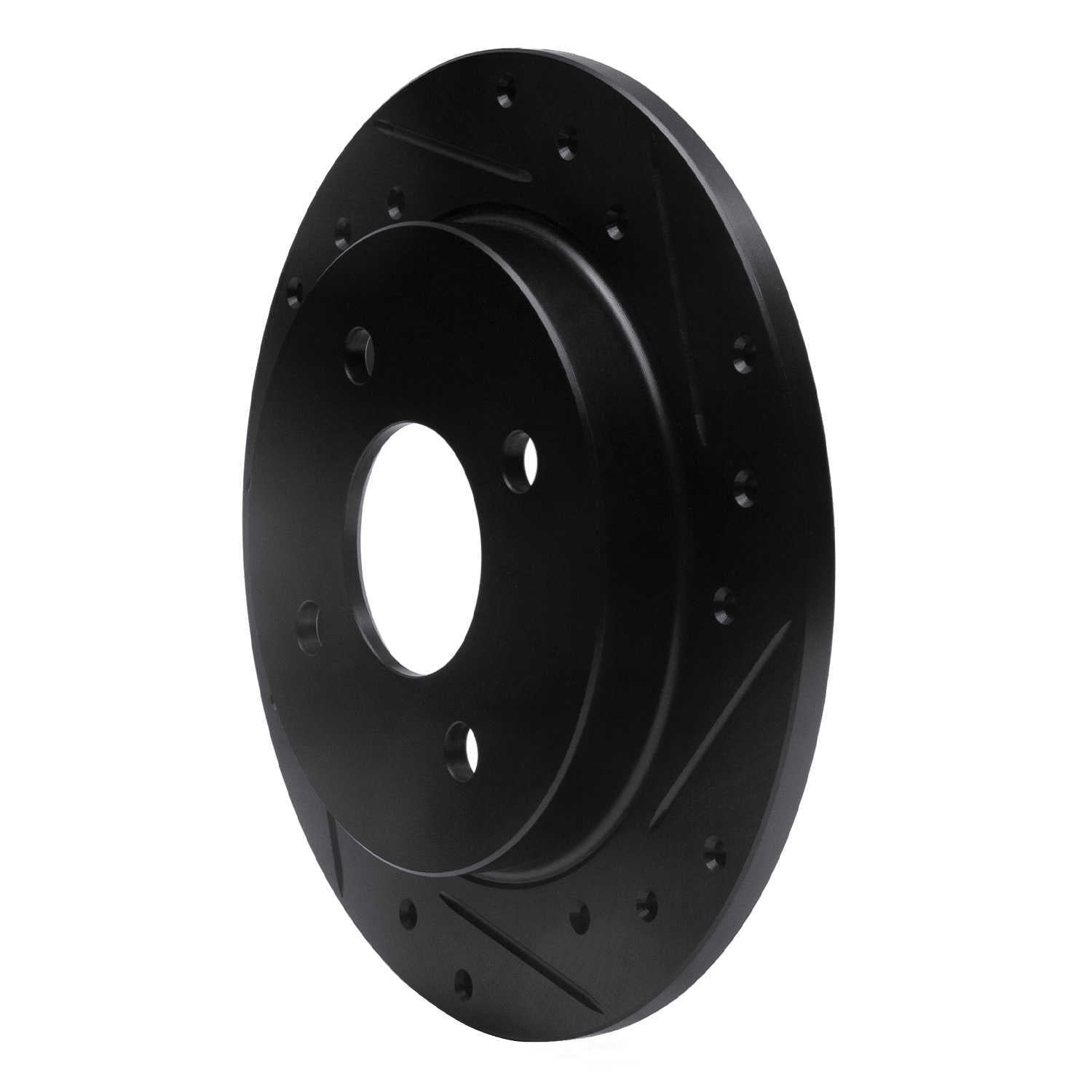 Dynamic Friction Company 633-54049R DFC Brake Rotor - Drilled And Slotted - Black
