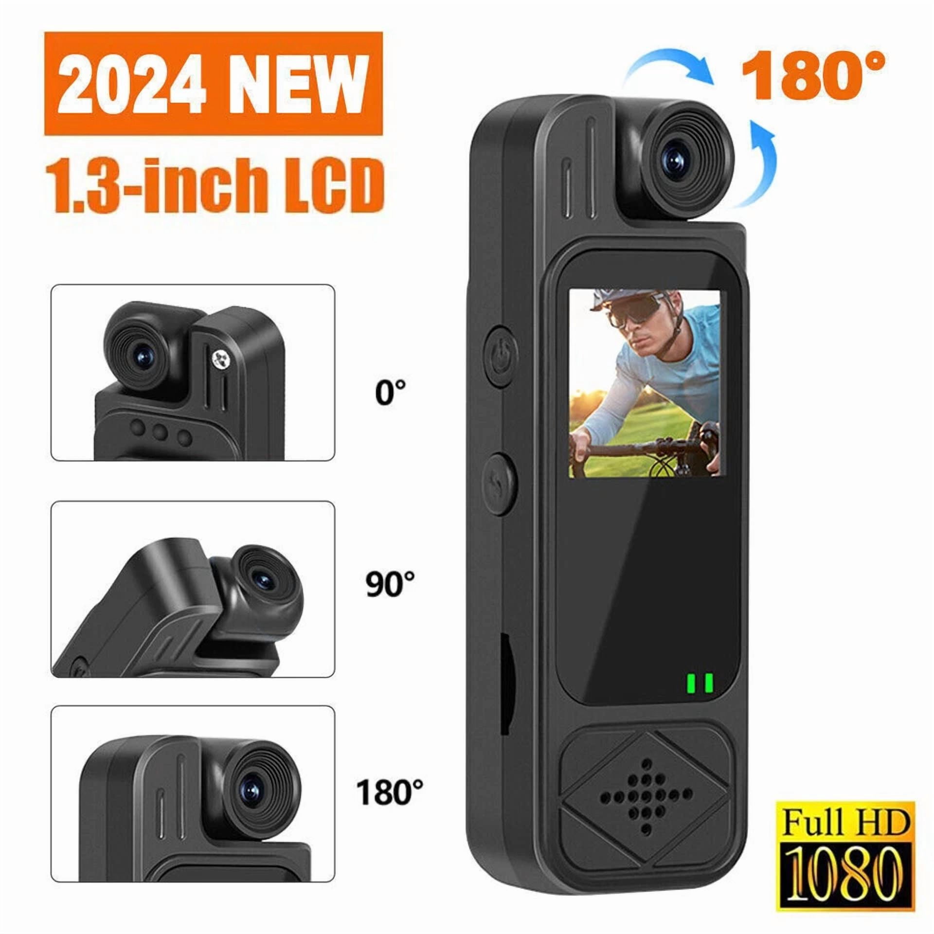 BUTTERFLY- 20 Hour 1080P Camcorder Mini Police Body Camera Hd 180° Video Dvr Ir Night Cam