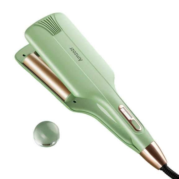 Amzozr  Electric hair curling irons, Travel Hair Brush Anti-Scald Curling Wand Ceramic Tourmaline Hot Brush 3/4 Inch Barrel for Short Hair