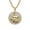 Gold Aquarius, variant on PAURO Unisex's Stainless Steel Embossed 12 Constellation Horoscope Zodiac Pendant Necklace Silver Taurus