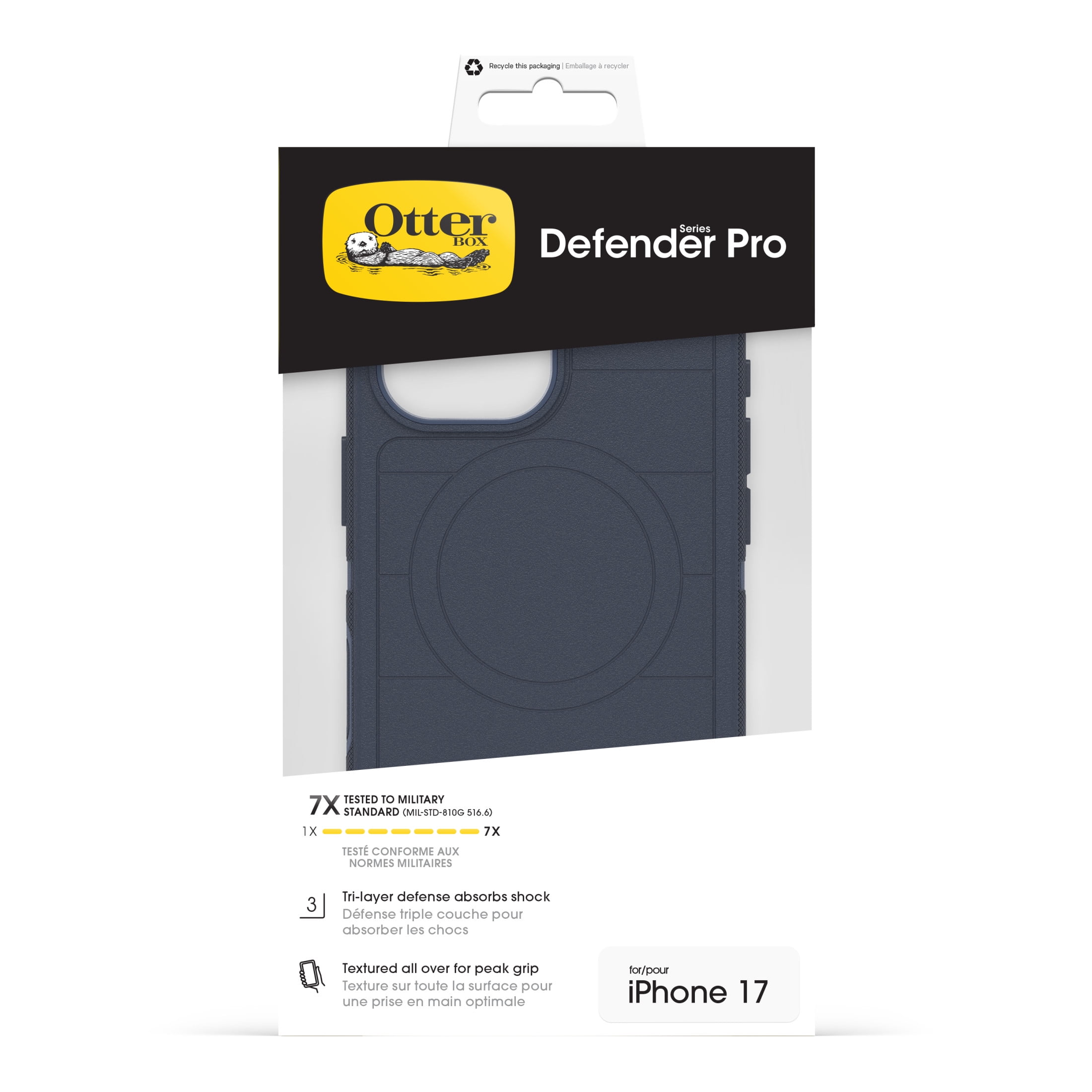 OtterBox Defender Series Pro Case with MagSafe and Camera Control for Apple iPhone 17 - Blue