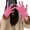 pink, variant on Ladies Gloves Five Fingers Cute Wool Thick Warm Gloves Can Touch Screen Gloves Luva Inverno Feminina Snow Gloves Women Luva Frio (white)