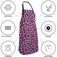 thumbnail image 4 of Women Cow Print Adju table eck Kitchen Bib Chef Apron with Pocket for Cooking Baking Gardening, 4 of 8