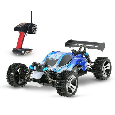 4wd Electric Buggy Original Wltoys A959 Upgraded Version 1/18 Scale 2.4G Remote Control 4WD Electric RTR Off-Road Buggy RC Car ()