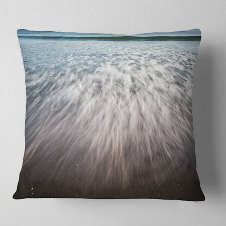 Design Art Designart Ocean Beach Water Motion Seascape Throw