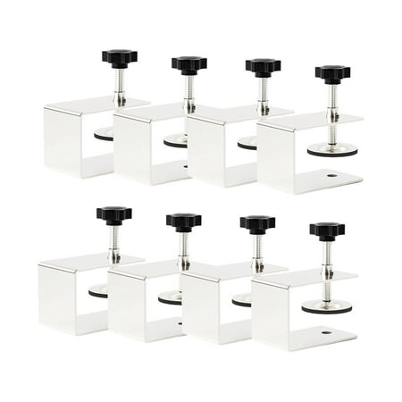 

4x 2x Universal Drawer Front Clamps with Easy Adjustment Aids Holder Adapter Tool Fixing Clip for Hardware Mounting Woodworking