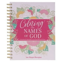 Coloring Devotional Names of God Wirebound, (Spiral-Bound)