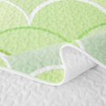 thumbnail image 5 of Manfei Kawaii Sea Princess Quilt King, Marine Fish Tail King Coverlet Set, Green, 3pcs, 1 Bedspread and 2 Pillowcases, 5 of 7