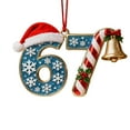 thumbnail image 1 of 67 adornos navideños planos en 2D divertidos Six Seven Meme Decoración navideña Regalos para adolescentes y adultos amantes del humor, 1 of 7