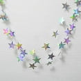 thumbnail image 6 of Cheerland Iridescent Twinkle Little Star Moon Garlands, Holographic Euphoria Party Decorations, 52 ft, 6 of 6