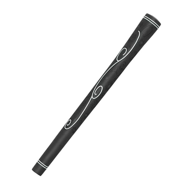 Grips de golf para mujer, agarre mejorado, antideslizantes, de alta tracción, de goma y con absorción de impactos. Negro