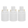 thumbnail image 4 of KAKOWELY light socket replacement 3 Pcs G23 To E27/E26/E14​ Light Bulb Socket Converter: Replacement Flexible Lighting Fixture - Easy Installation 2-Pin Lamp Base For Home Lighting, 4 of 5