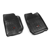Rugged Ridge by RealTruck Floor Liners for Wrangler JKU 4-Door | Front | 12920.01 | Compatible with 2007-2018 Jeep Wrangler JKU 4-Door