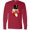 Red, variant on Christmas Nutcracker in Red Long Sleeve T-Shirt