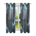 thumbnail image 7 of Yayeee Window Curtains Set of 2 for Living Room Light Filtering 63"x42", Lightning Pattern, 7 of 7