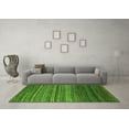 thumbnail image 3 of Ahgly Company Indoor Round Abstract Green Modern Area Rugs, 7' Round, 3 of 4