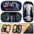 thumbnail image 3 of Addams-estuche de lápices para niños y niñas, bolsa de almacenamiento para bolígrafos de regreso a la escuela, papelería de Anime, regalo de cumpleaños, 2023, 3 of 4
