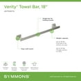 thumbnail image 4 of Symmons 493Tb18 Verity 18" Towel Bar - Black, 4 of 7