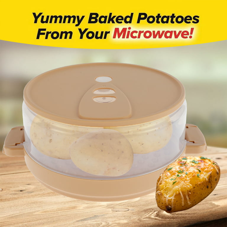 MTFun Yummy Can Potatoes, with Lid Silicone Yummy Can Bacon for Microwave  Copper Color Splatter-Proof Bacon Can Cooker for Kitchen Home Oven
