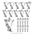thumbnail image 1 of 10 Pcs Clips à Ressort pour Couvercle de Fenêtre Robuste pour Kit d'Installation de Matériel pour Fenêtres de sous-Sol pour Usage Résidentiel et Commercial, 1 of 5