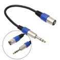 thumbnail image 3 of Cable Adaptador Micrófono Estéreo Con Conector XLR 3P A 1/4 6 35 Mm, 3 of 4