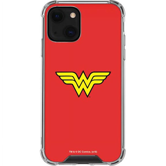 Skinit DC Comics Wonder Woman Official Logo iPhone 13 Mini Clear Case