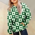 thumbnail image 2 of Staki Kids St Patricks Day Sweatshirt Toddler Girls Hoodies Kids Pullover Sweatshirt Casual Hoodies Sweatshirts Long Sleeve Shirts Tops 3-12Y(Dark Green,2-3 Years), 2 of 6