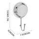 thumbnail image 4 of Ganchos para colgar gancho de cocina de acero inoxidable sin perforar gancho adhesivo fuerte gancho de baño sin costuras gancho para ropa un par, 4 of 4