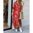 thumbnail image 1 of Robe d'Été pour Femmes Printemps/été Mode Sexy Chemise Maxi Robe Femmes, 1 of 4