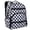 Black & White Checkered, variant on Kids Jurassic Dinosaurs ECO rPET Next Gen Backpack - 15 Inch / 12L