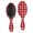 Red Christmas Pattern, variant on Red Christmas Deer and Snowflake Pattern Brush, Detangling Hair Brush, Paddle Styling Brush, Round Tip Bristles Gifts for for Men Women Kids