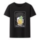 thumbnail image 1 of Camiseta Beer N Bar para hombre, transpirable, divertida, con cuello redondo, blusa estampada, 1 of 8