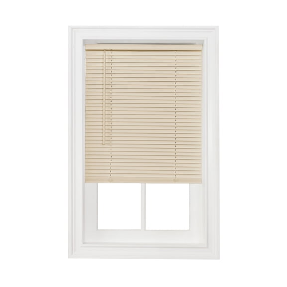 Simple Elegance by Ben&Jonah Cordless Amancer Collection 1" Light Filtering Mini Blind 41"L x 64"W - Alabaster