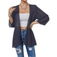 thumbnail image 3 of Honganda Veste en Mousseline Transparente pour Femmes Couverture Décontractée Haut de Plage Cardigans, 3 of 6