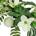 thumbnail image 5 of Northlight Hellebores and Ivy Artificial Spring Floral Wreath, 24-Inch, 5 of 7
