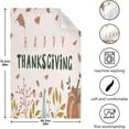 thumbnail image 3 of SKYSONIC Autumn Pumpkin Leaves Acorns Happy Thanksgiving Kitchen Dish Towel Set,Drying Kitchen Towels Tea Towels 1Pcs 28"x18", 3 of 7