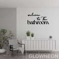 thumbnail image 2 of Glowneon Welcome To The Bedroom Metal Sign, Modern Bedroom Wall Decor, 2 of 5
