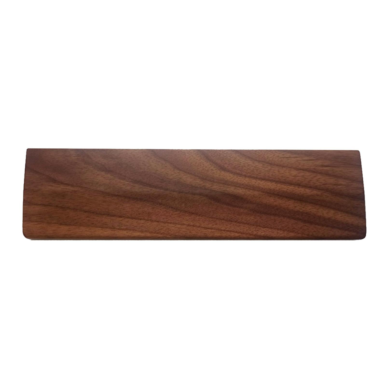 Mechanical Keyboard Holder Wooden Hand Pad Wrist Pad Palm Rest Support Easy Typing, Polished S Brown
