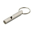thumbnail image 2 of Mini Survival Metal Whistle Distress Pet Training Feeding Helper Silver Fangkenuo, 2 of 9