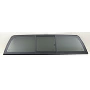 Back Sliding Window Glass Manual Back Slider Compatible with Chevrolet Silverado/GMC Sierra Pickup 1500 2014-2018 Models/2500 3500 2015-2019 Models