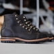 thumbnail image 2 of Botines retro de tacón cuadrado bajo con tacón cuadrado y cinturón fino para hombre, informales, combinables, de talla grande, 2 of 4