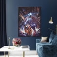 thumbnail image 4 of Lsque The Binding of Isaac Pattern Canvas Wall Art – 30x40in Decorative Picture, Contemporary Canvas Print for Home & Office（Vertical）, 4 of 8