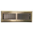 thumbnail image 2 of HVAC Premium 4" X 10" Modern Floor Register Grille with Dampers - Contempo Decorative Grate - HVAC Vent Duct Cover - Antique Brass, 2 of 4